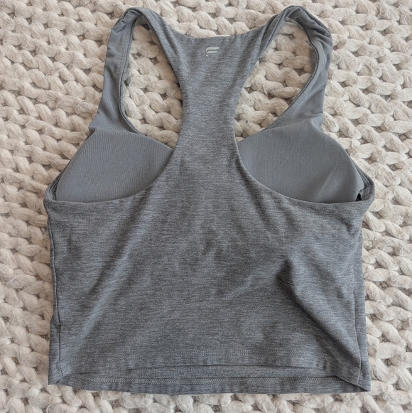 Fabletics Gray and Black Strappy Tank Tops - Picture 3 of 3